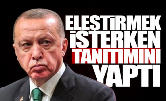 AKP Genel Başkanı ve Cumhurbaşkanı Erdoğan, sosyal medyadan paylaştığı video ile CHP Genel Başkanı Kemal Kılıçdaroğlu'nu eleştirmek istedi. Ancak Erdoğan'ın paylaşımı sosyal medyada Kılıçdaroğlu'nun tanıtımı olarak yankı buldu.