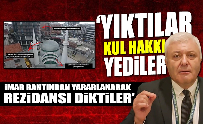 CHP'li Tuncay Özkan 'sürgüne gönderilen' camiyi gösterdi, AKP'li belediyeden hesap sordu