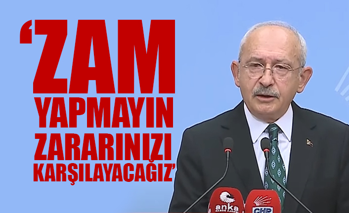 CHP Lideri Kemal Kılıçdaroğlu'ndan gıda sektörü temsilcilerine flaş çağrı
