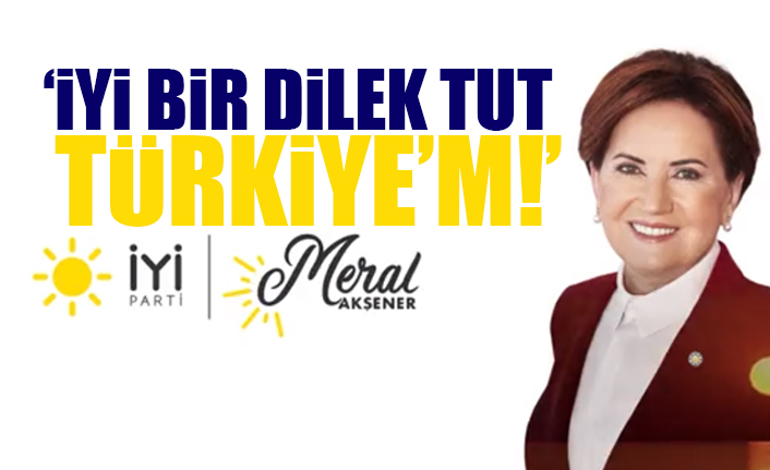 İYİ Parti Genel Başkanı Meral Akşener'den yeni yıl mesajı
