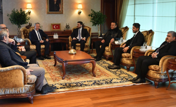 BTP lideri Hüseyin Baş'tan Mansur Yavaş'a ziyaret