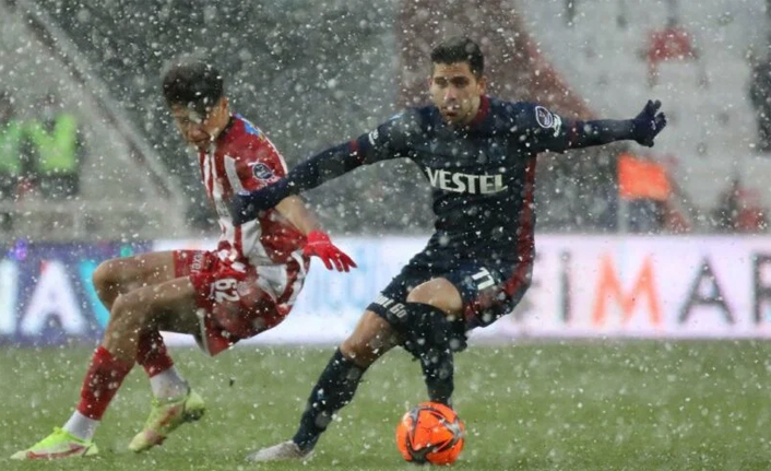Lider Trabzonspor Sivasspor engelini aşamadı