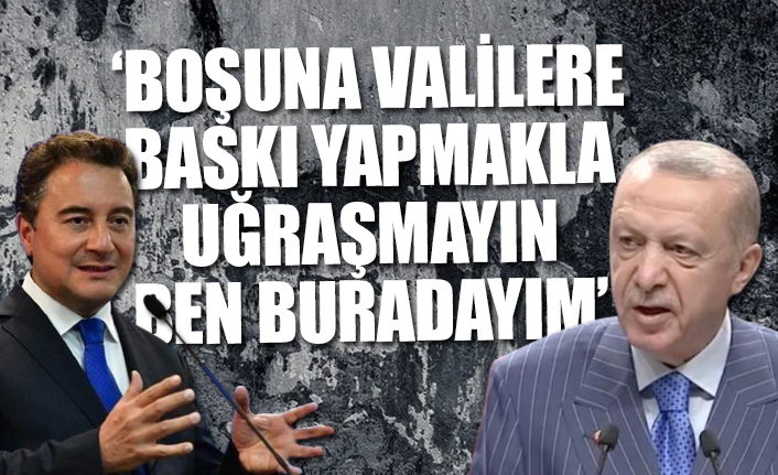 DEVA Partisi'nin mitingine yasak! Babacan Erdoğan'a seslendi