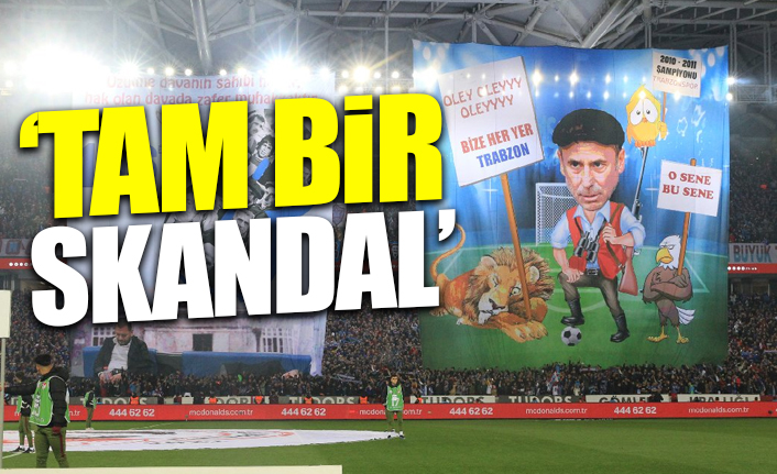 Fenerbahçe'den Trabzonspor'un pankartına büyük tepki
