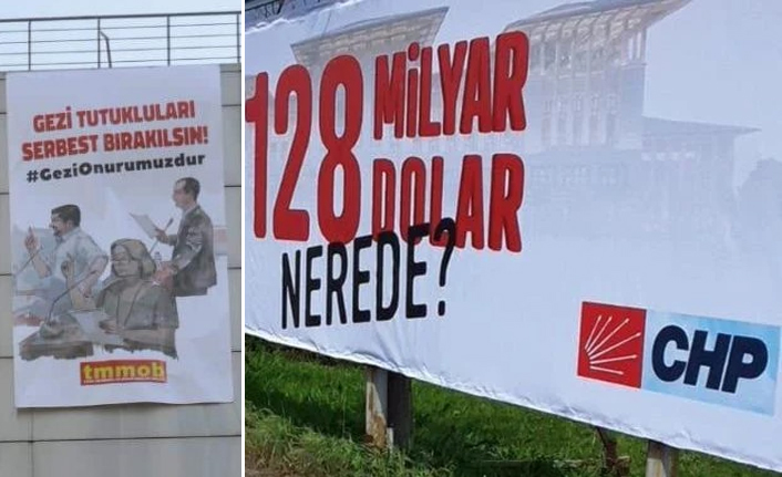 Gezi tutukluları için açılan pankarta soruşturma: Savcı tanıdık çıktı