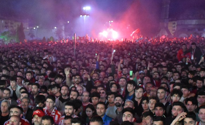 Sivas’ta Türkiye Kupası şampiyonluğu coşkusu