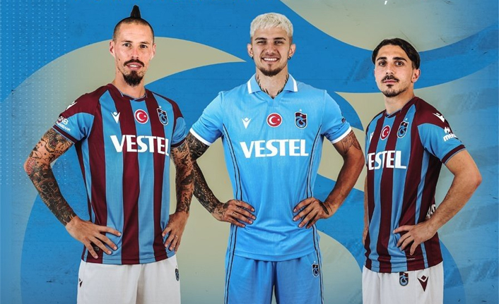 Trabzonspor’un yeni sezon formaları tanıtıldı