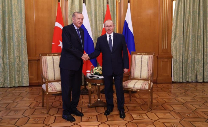 Erdoğan ile Putin görüşmesi sona erdi: Doğal gaz konusunda anlaşmaya varıldı