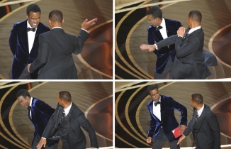 Oscar'da şoke eden anlar! Will Smith eşi üzerinden espri yapan Chris Rock'ı tokatladı